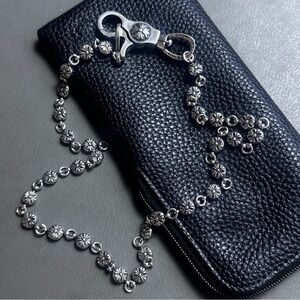 Chrome Hearts Wallet Chain Keychain Cross Ball